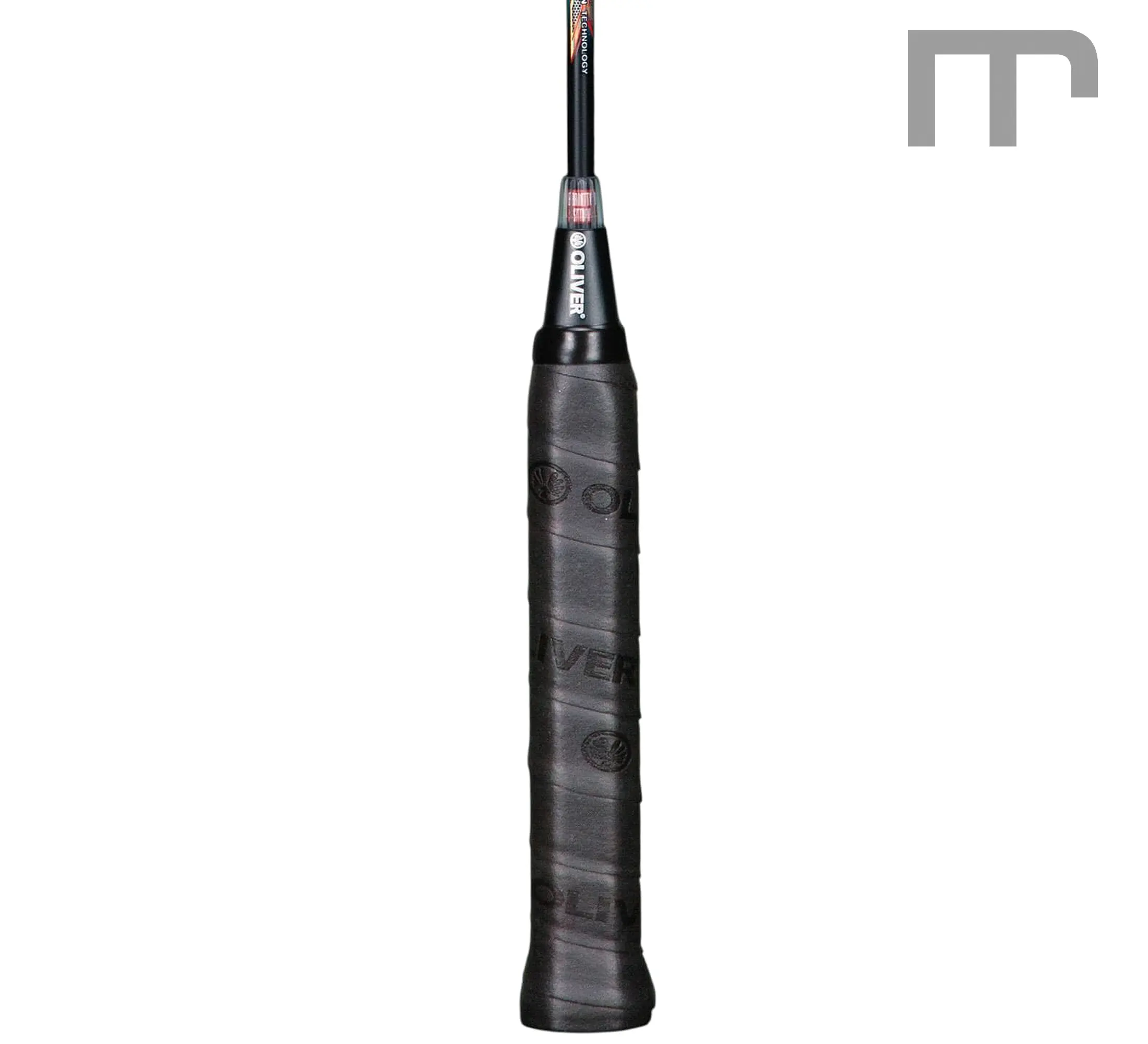 OLIVER SUPRALIGHT S6.2 Badminton-Schläger (Kat. D) – ideal für A-Offensive, mittel-steif Schaft, leicht kopflastig, 85 g – Griffbereich | Material: Carbon, Eigenschaften: leicht · unterstützt dein Spiel | jetzt preiswert kaufen bei mss-sport Schweiz