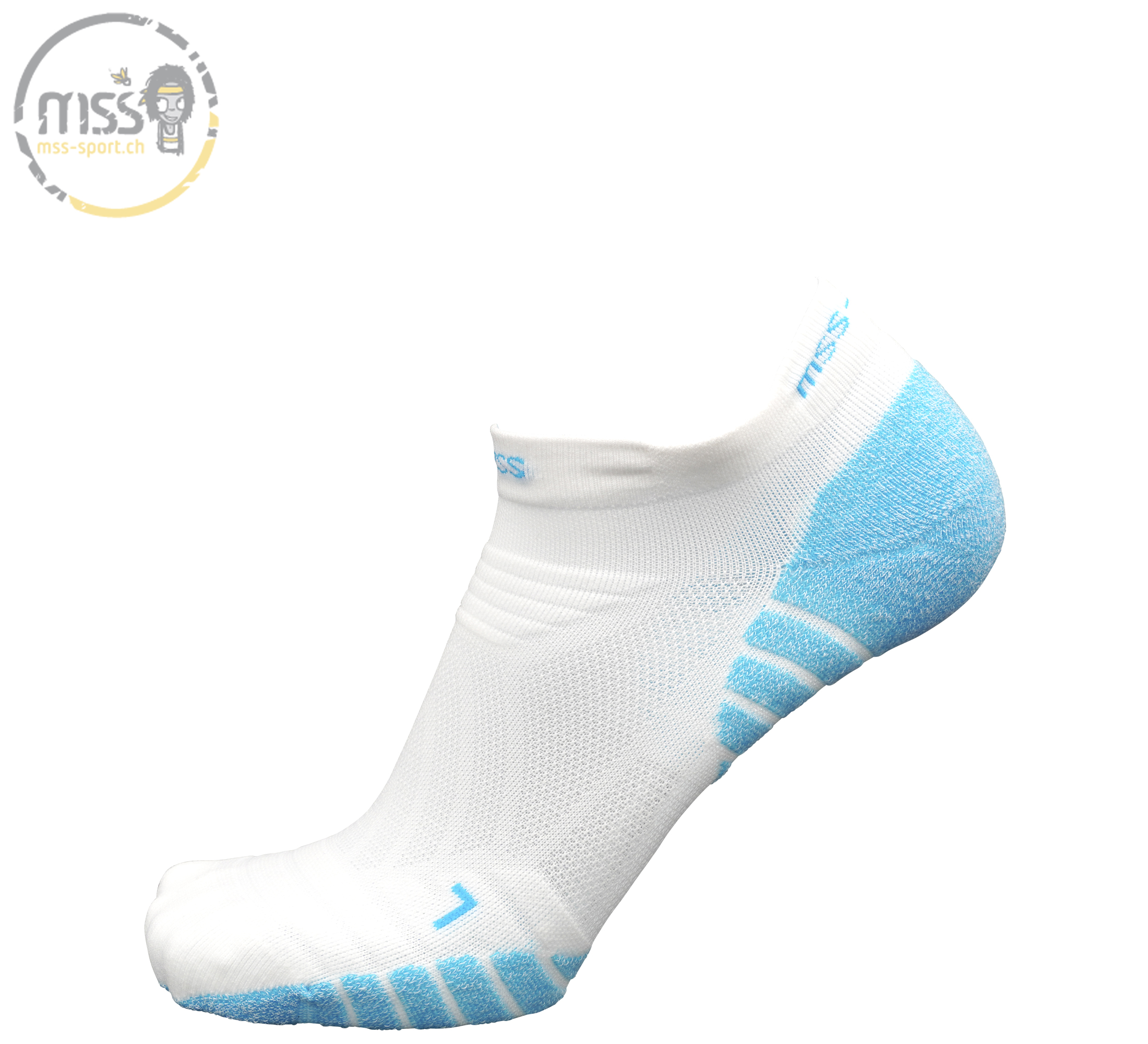 mss-socks GO 7300 low Lady white blue mss-socks GO 7300 low Lady white blue