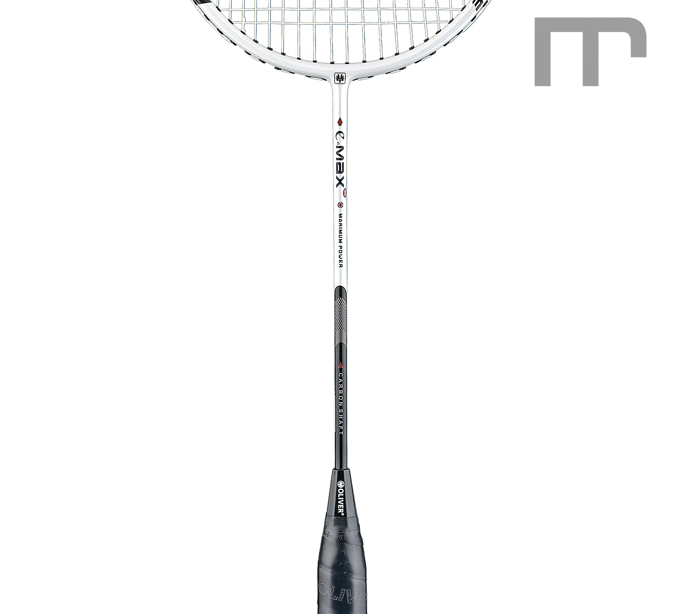 OLIVER E-MAX 88 – best deal shaft view | mss-sport Switzerland OLIVER E-MAX 88 Badminton-Schläger (Kat. E) – ideal für Schulsport, mittel-steif Schaft, kopflastig, 82 g – Schaft | Material: Schaft Carbon · Kopf Aluminium, Eigenschaften: leicht · stabil · preiswert | jetzt preiswert kaufen bei mss-sport Schweiz