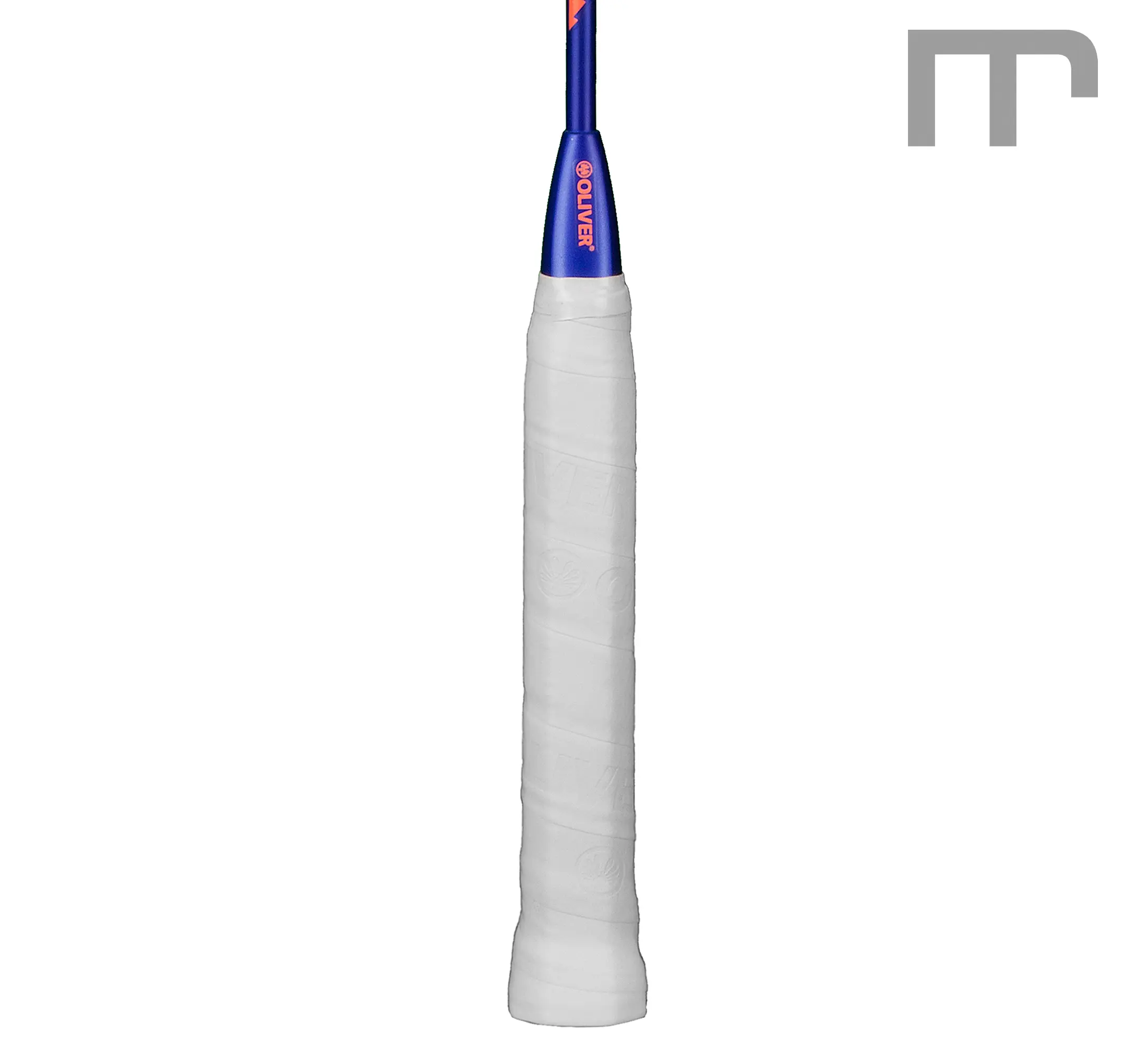 OLIVER SPEEDLIGHT 500 – best deal grip view | mss-sport Switzerland OLIVER SPEEDLIGHT 500 Badminton-Schläger (Kat. E) – ideal für Schulsport, mittel-steif Schaft, kopflastig, 98 g – Griffbereich | Material: Stahl · Aluminium, Eigenschaften: preiswert · schwer · stabil | jetzt preiswert kaufen bei mss-sport Schweiz