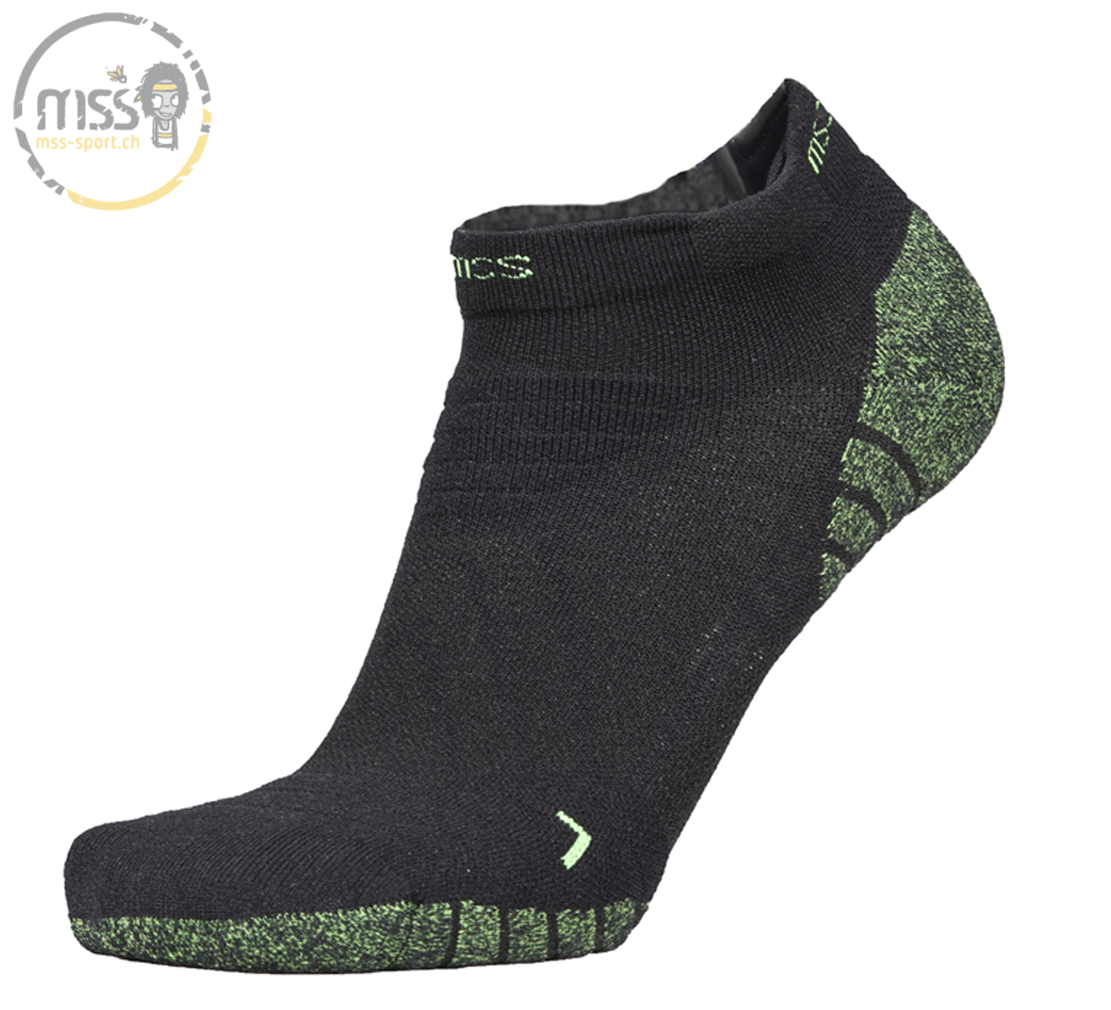 mss-socks GO 7300 low Men black green
