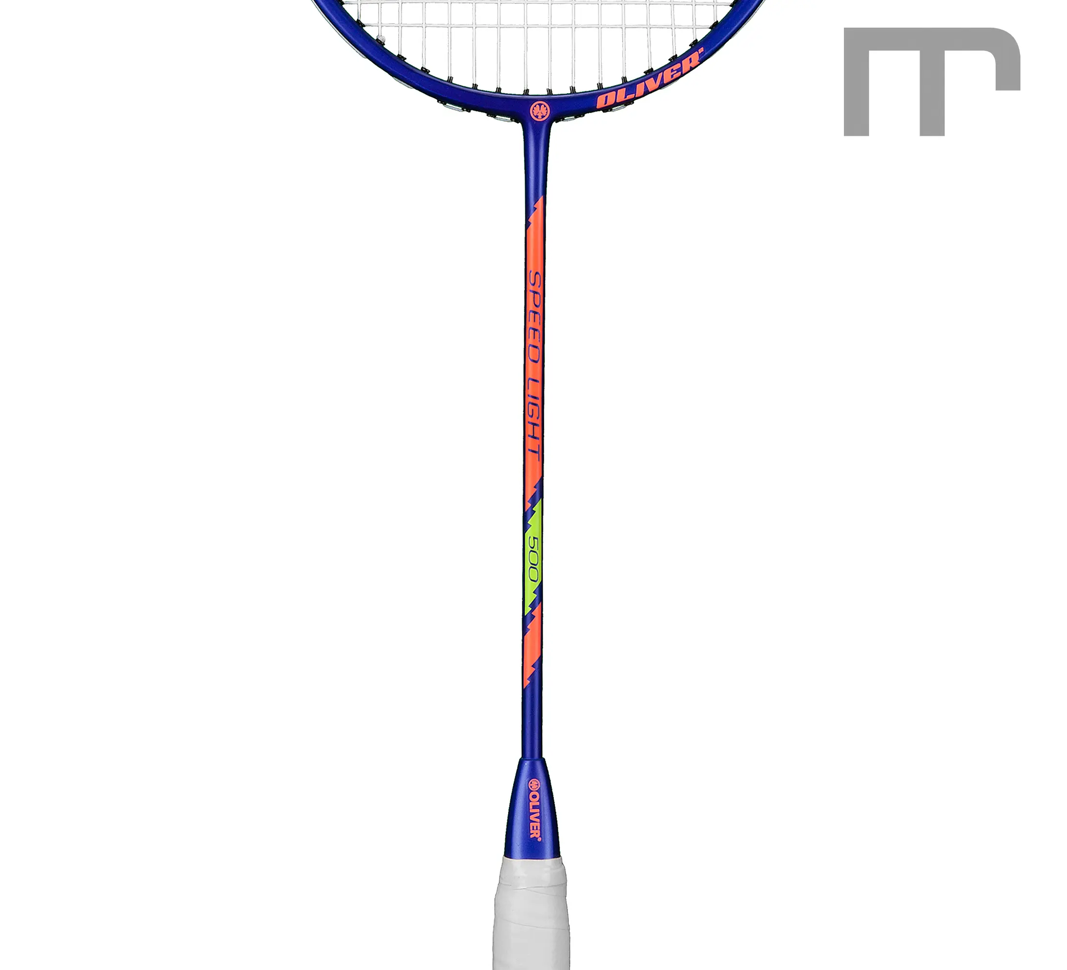 OLIVER SPEEDLIGHT 500 raquette de badminton (cat. E) – idéale pour scolaire, tige moyen rigide, lourd en tête, 98 g – tige | Matériau : acier · aluminium, Caractéristiques : abordable · lourd · stable | acheter à prix avantageux chez mss-sport Suisse