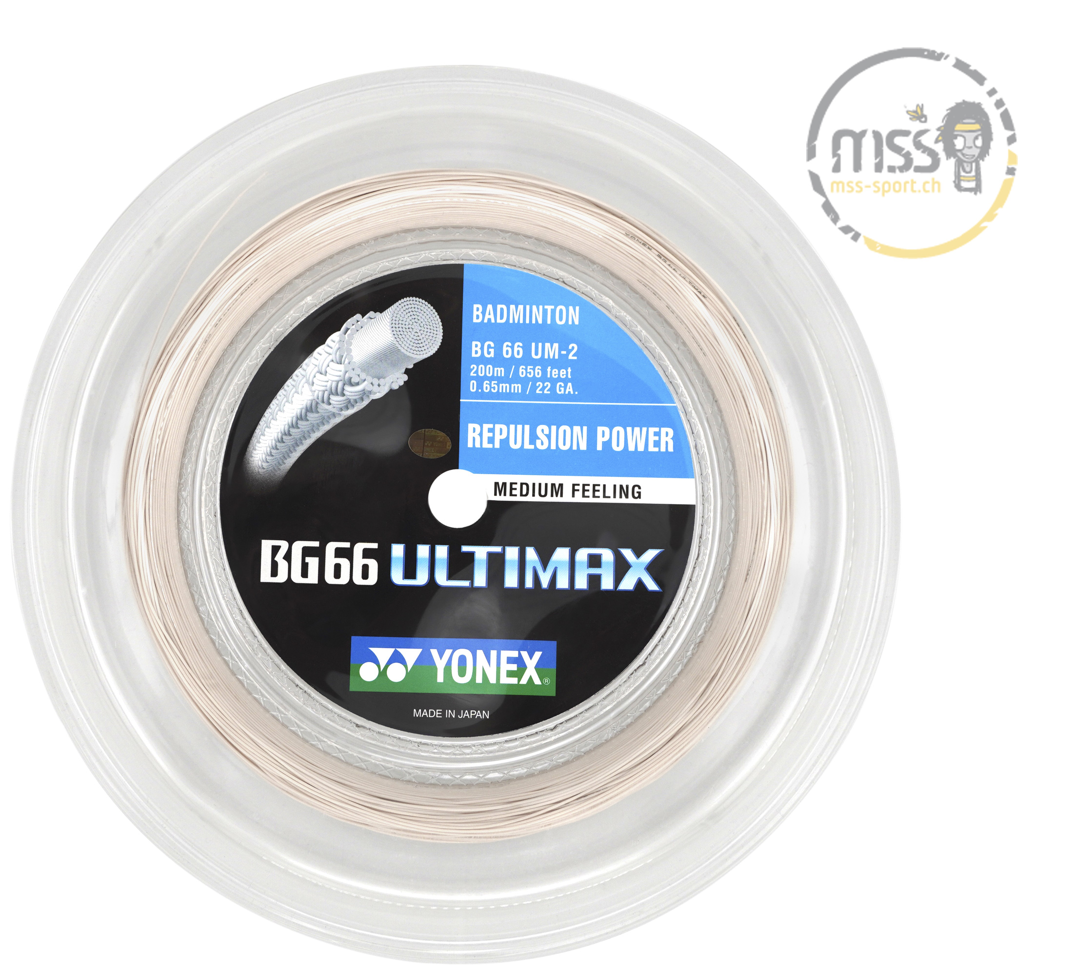 Yonex BG 66 Ultimax white Yonex BG 66 Ultimax white