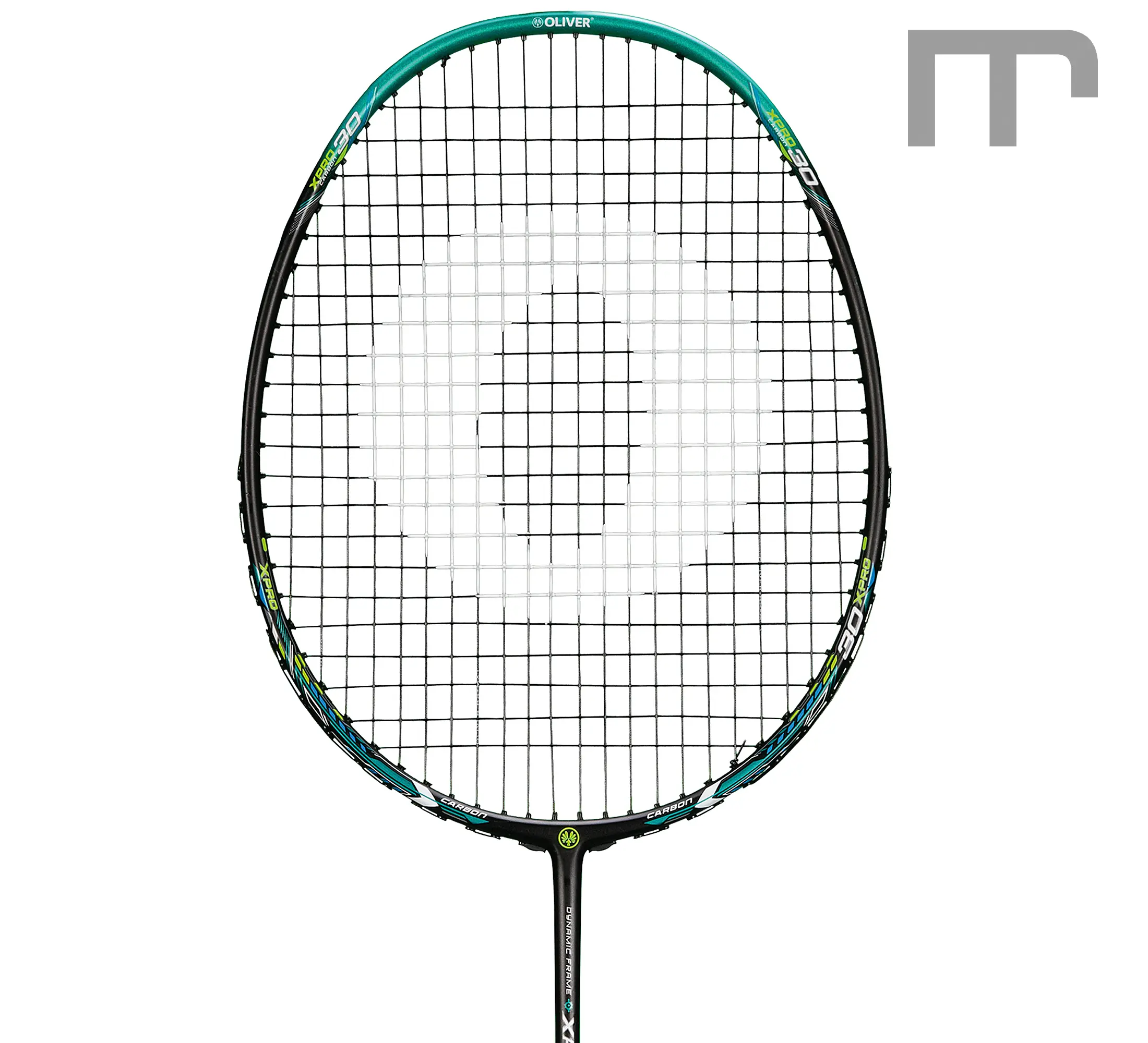 OLIVER XPRO 30 Badminton-Schläger (Kat. D) – ideal für Beginner, flexibel Schaft, kopflastig, 83 g – Schlägerkopf | Material: Carbon, Eigenschaften: leicht · unterstützt dein Spiel | jetzt preiswert kaufen bei mss-sport Schweiz
