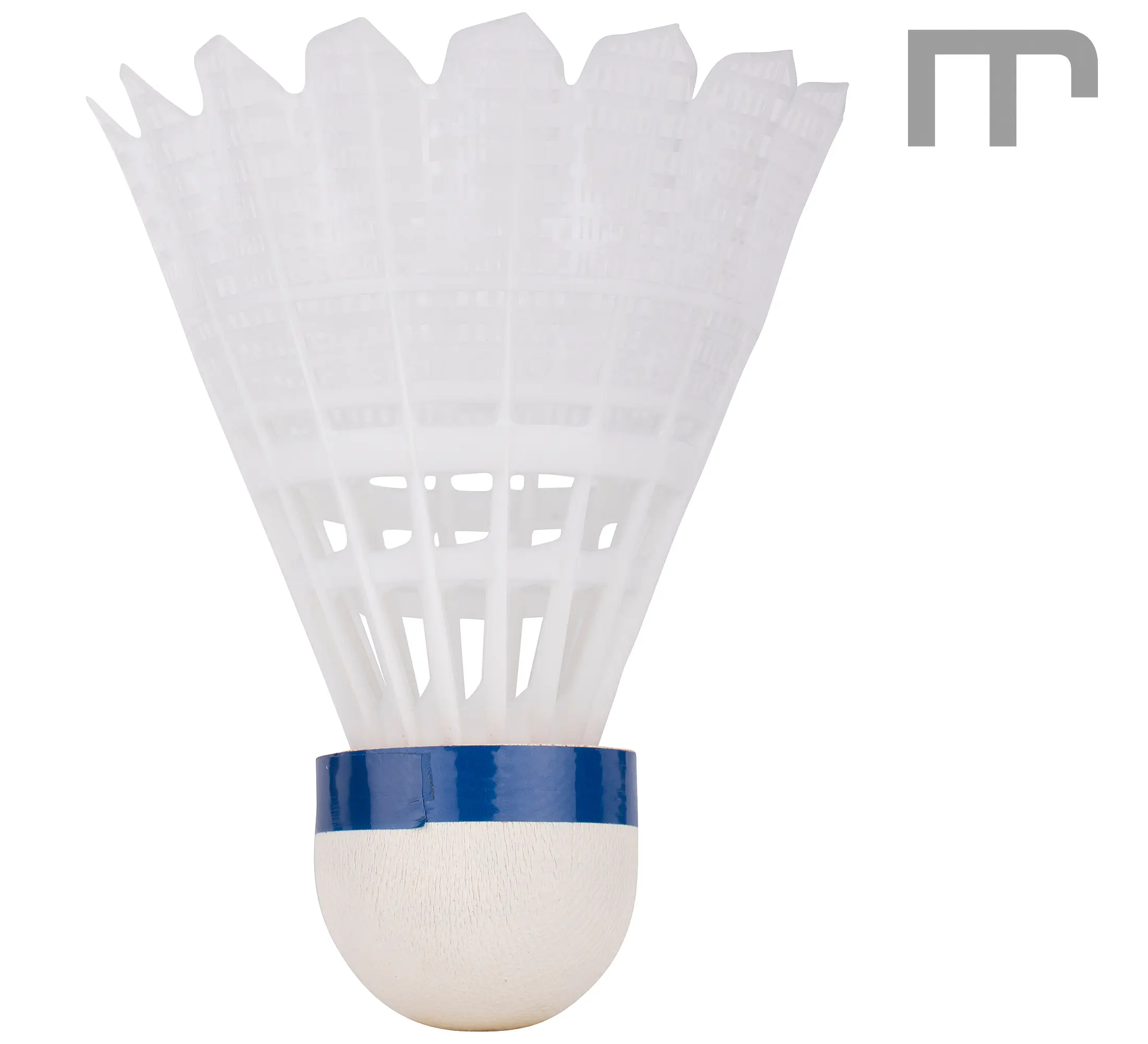 Volant YONEX MAVIS 2000 (bleu) en nylon avec base en liège naturel. Trajectoire proche du plume, durable et précis – disponible chez mss-sport Suisse.