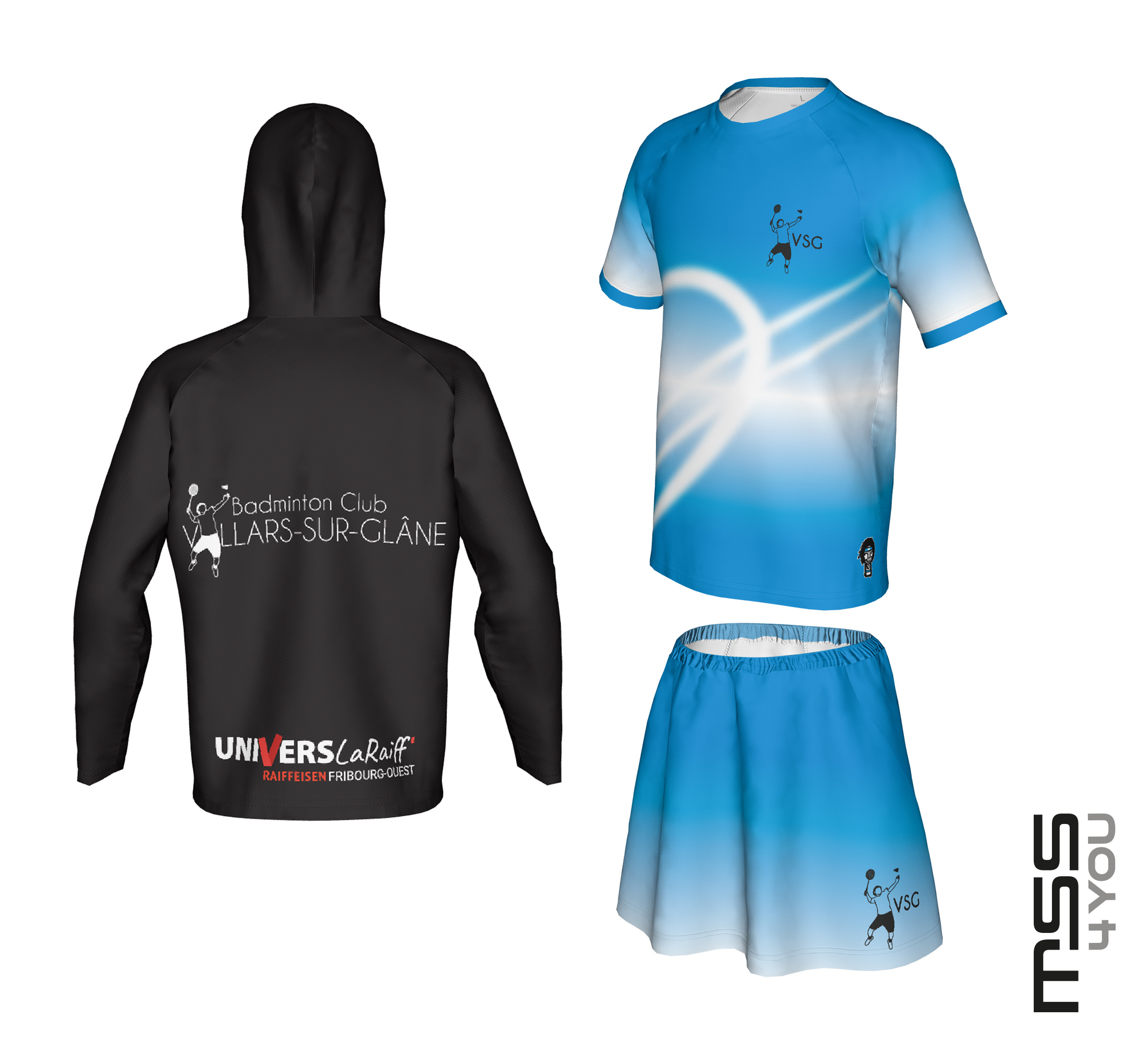 mss Clubtextil Badminton VsG