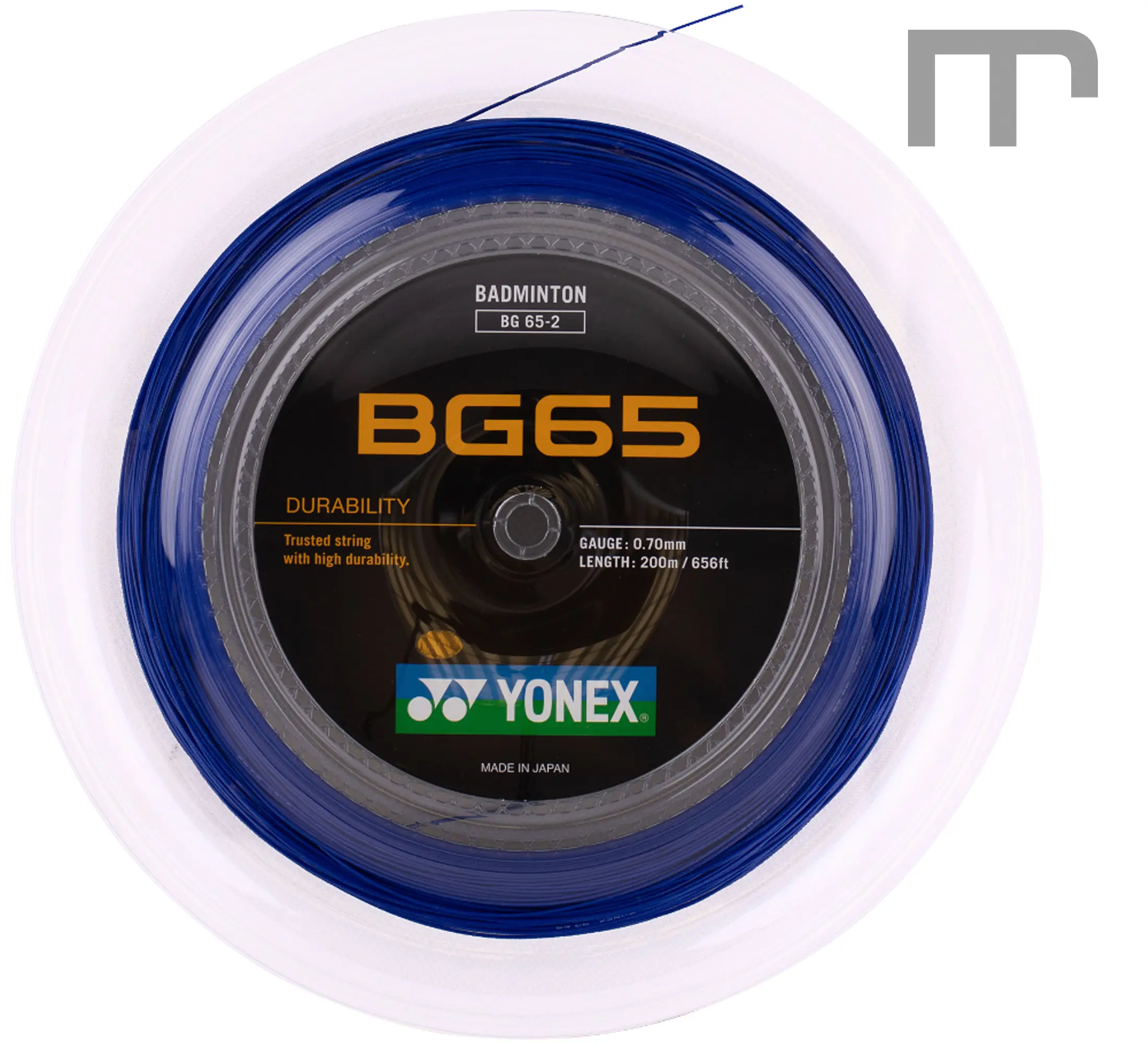 YONEX BG 65 royal blue – weiche, haltbare Badminton-Saite mit Komfort & Armschonung – erhältlich bei mss-sport Schweiz