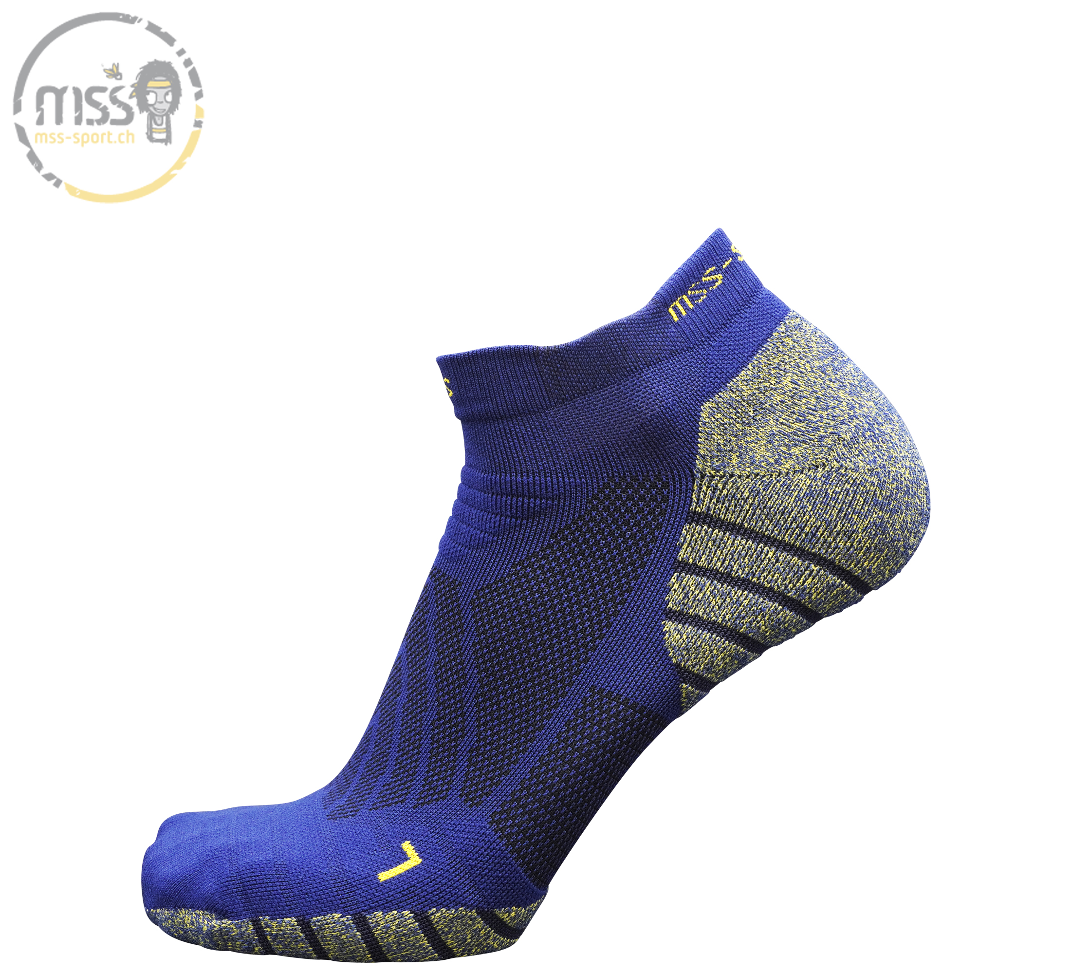 Australian Chaussettes de tennis pour homme Technique et renforcée  professionnelle (43-46, bleu/jaune) : : Mode