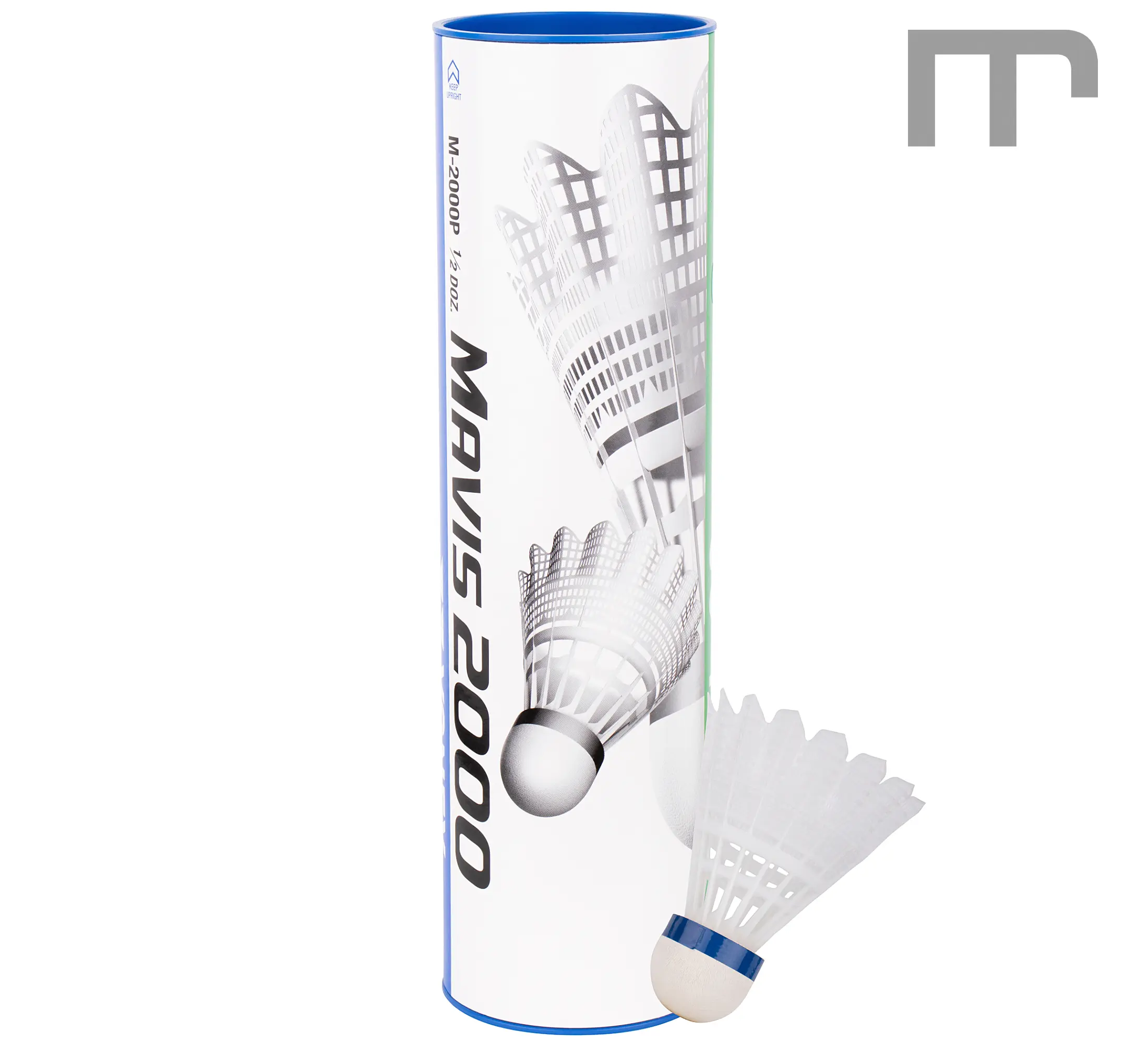 YONEX MAVIS 2000 bleu – volant nylon | mss-sport Suisse Volant YONEX MAVIS 2000 (bleu) en nylon avec base en liège naturel. Trajectoire proche du plume, durable et précis – disponible chez mss-sport Suisse.