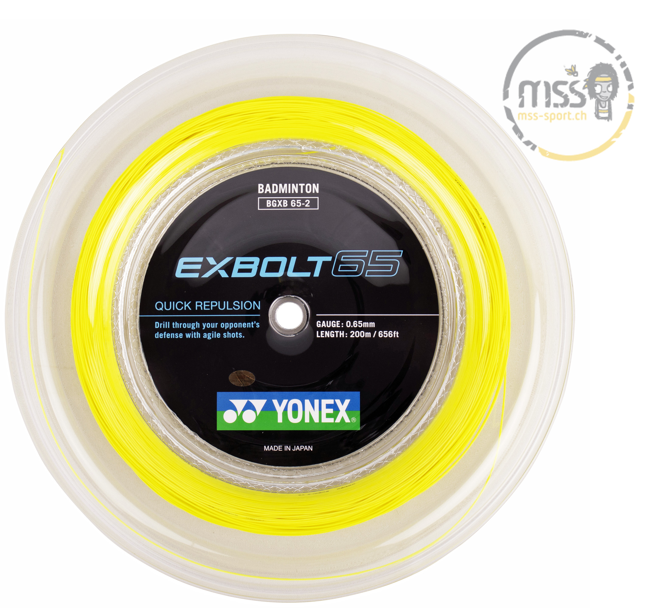 Yonex Exbolt 65 yellow Yonex Exbolt 65 yellow