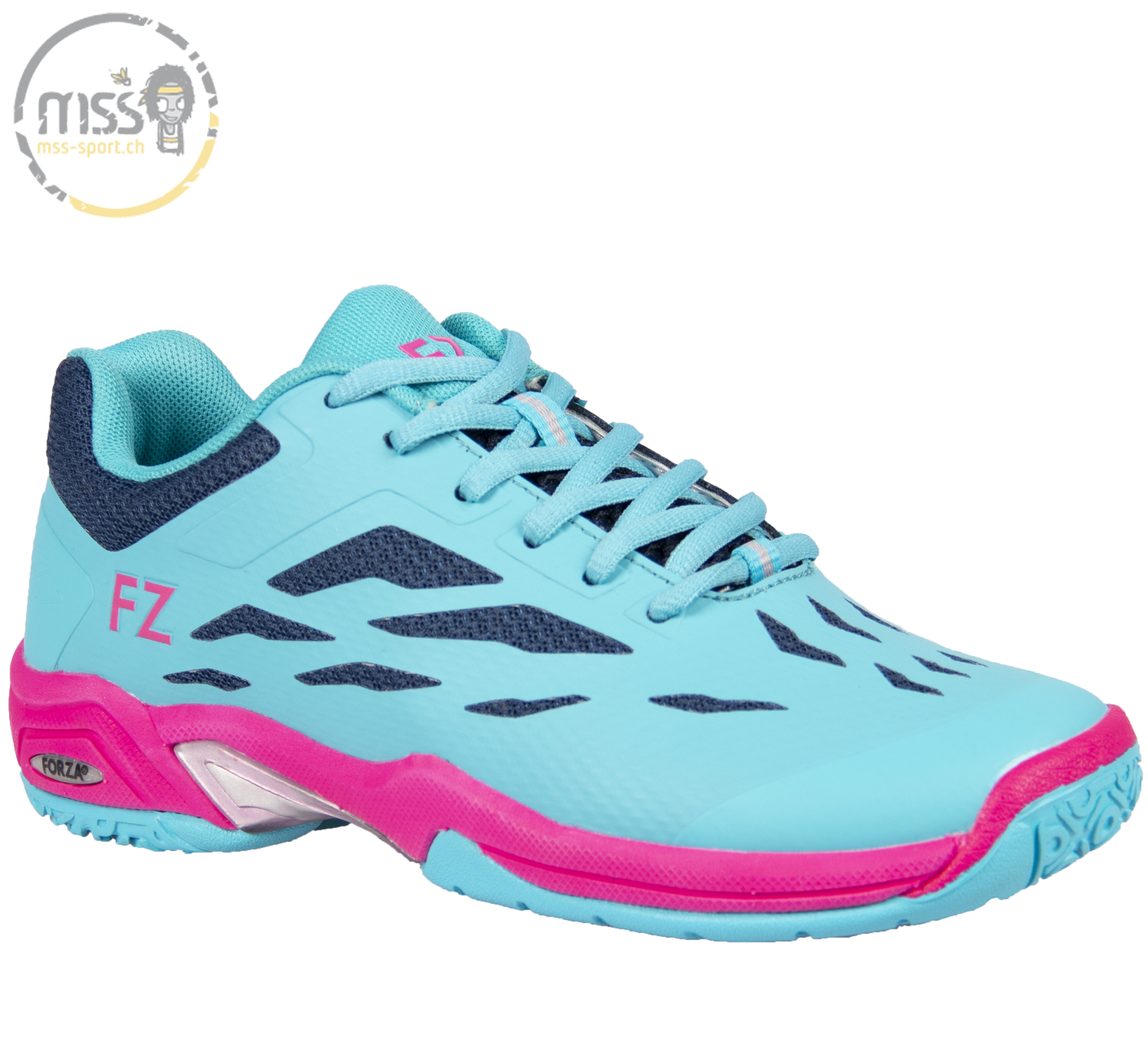 FORZA Fierce Damen Badmintonschuh Ladies Hallenschuhe super Dämfung u Komfort 