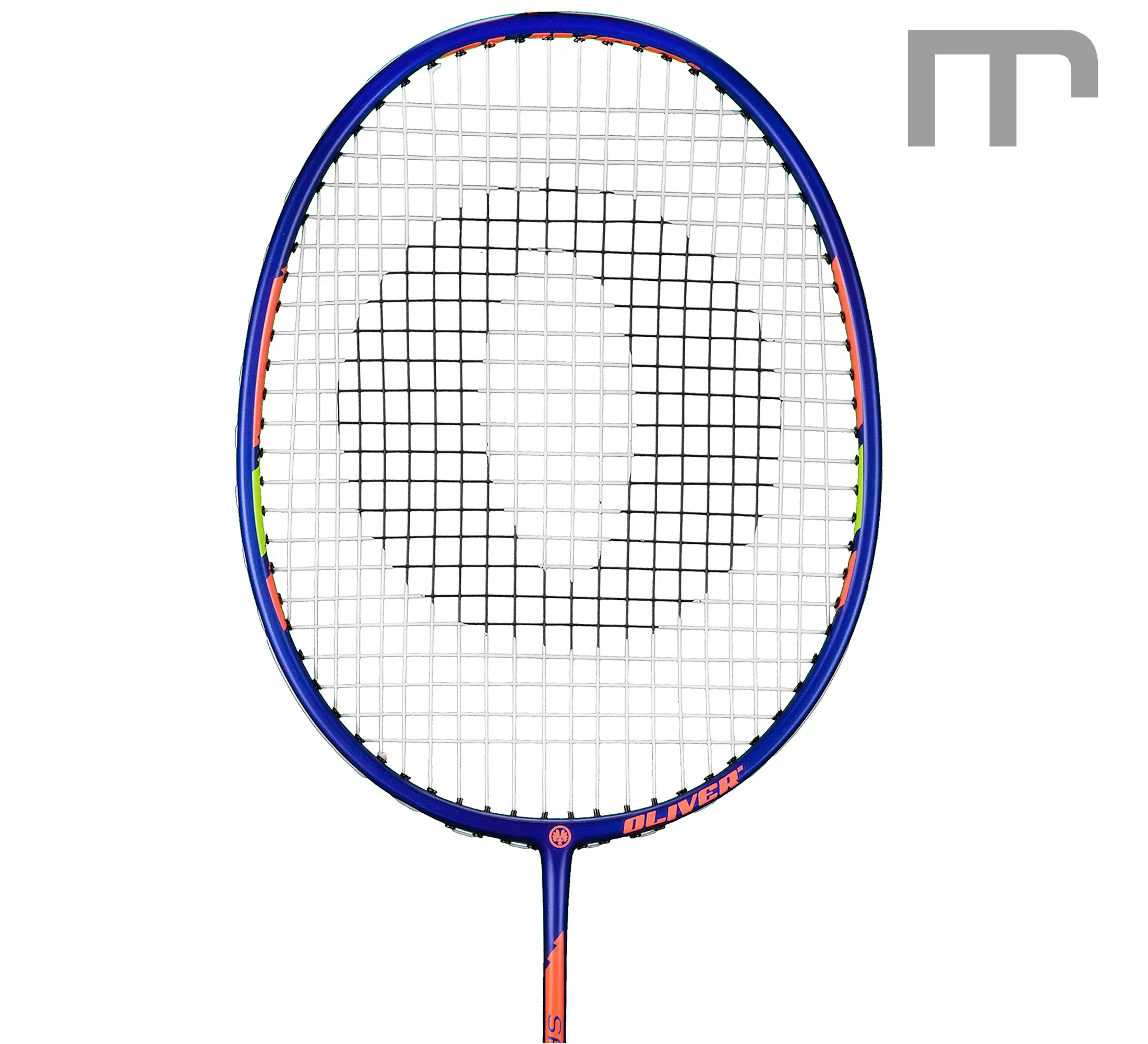 OLIVER SPEEDLIGHT 500 – best deal head view | mss-sport Switzerland OLIVER SPEEDLIGHT 500 Badminton-Schläger (Kat. E) – ideal für Schulsport, mittel-steif Schaft, kopflastig, 98 g – Schlägerkopf | Material: Stahl · Aluminium, Eigenschaften: preiswert · schwer · stabil | jetzt preiswert kaufen bei mss-sport Schweiz