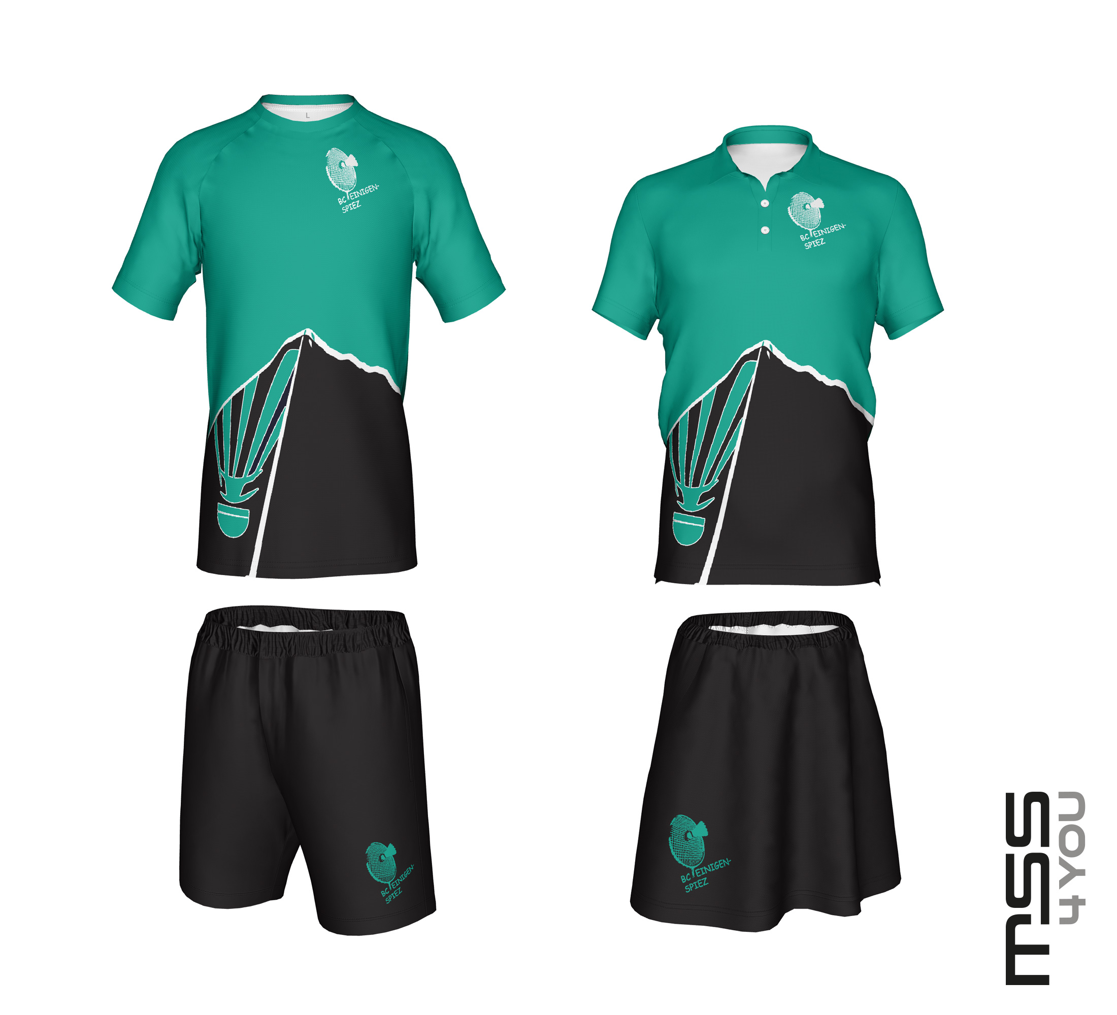 mss Clubtextil Badminton Einigen-Spiez
