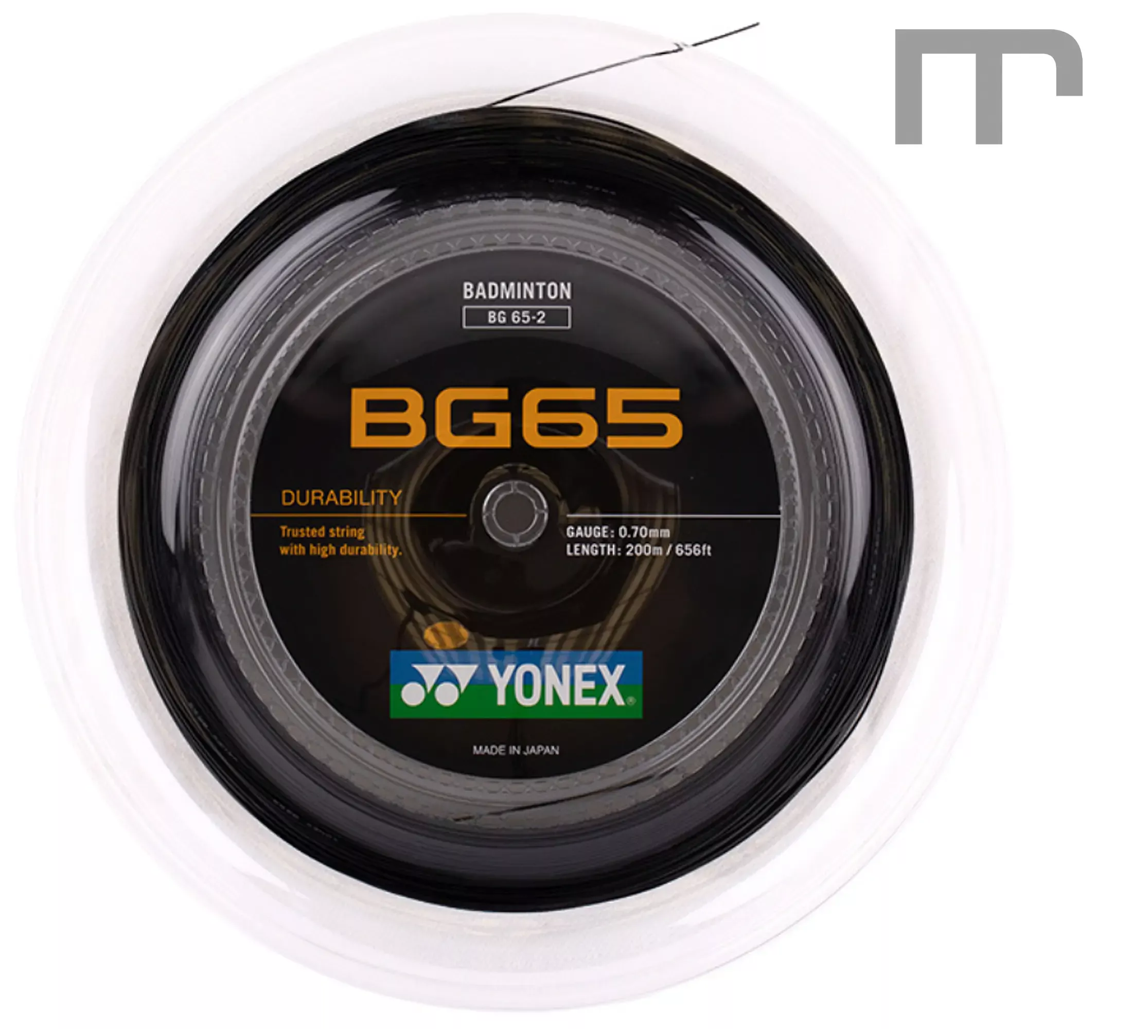 YONEX BG 65 black – komfortable Allround-Saite YONEX BG 65 black – weiche, haltbare Badminton-Saite mit Komfort & Armschonung – erhältlich bei mss-sport Schweiz