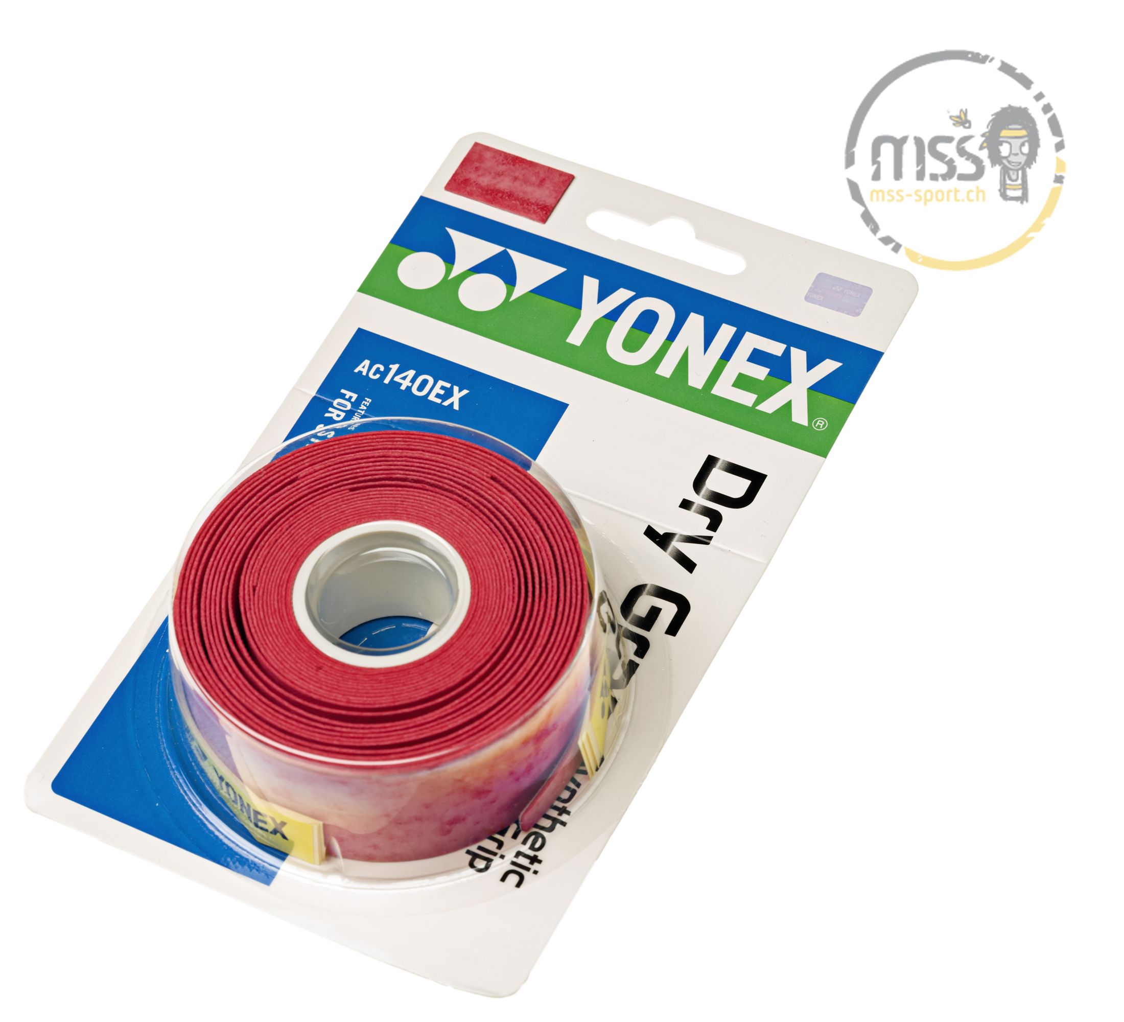 Yonex Dry Grap AC140EX 3er Pack red