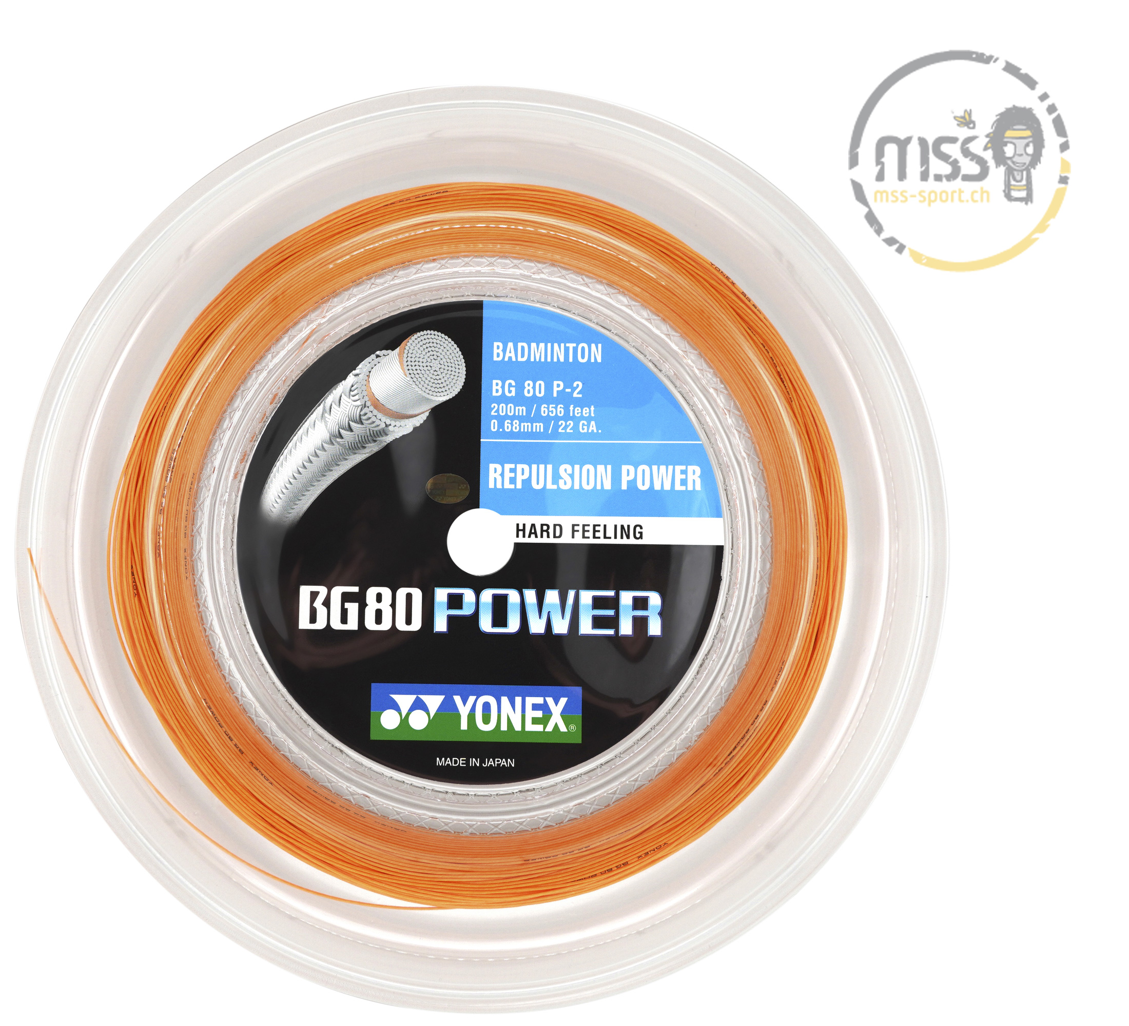 Yonex BG 80 Power orange Yonex BG 80 Power orange