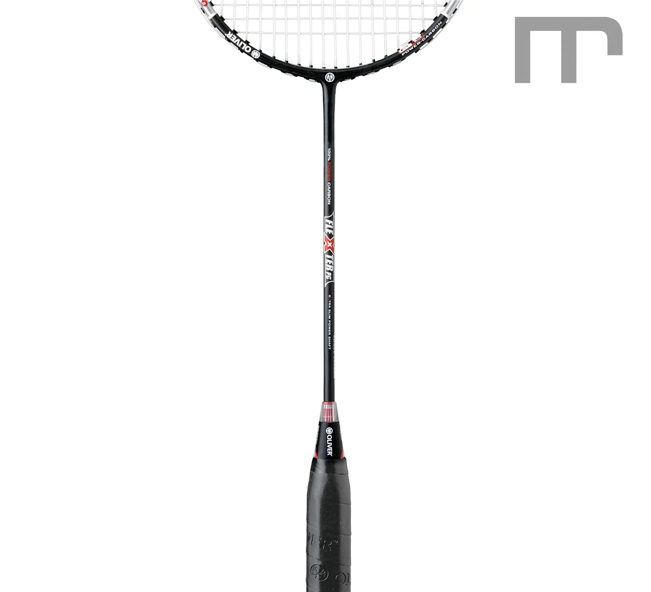 OLIVER FLEXTER PC raquette de badminton (cat. D) – idéale pour pv-défensif, tige moyen, légèrem. en manche, 83 g – tige | Matériau : carbone, Caractéristiques : léger · favorise ton jeu | acheter à prix avantageux chez mss-sport Suisse