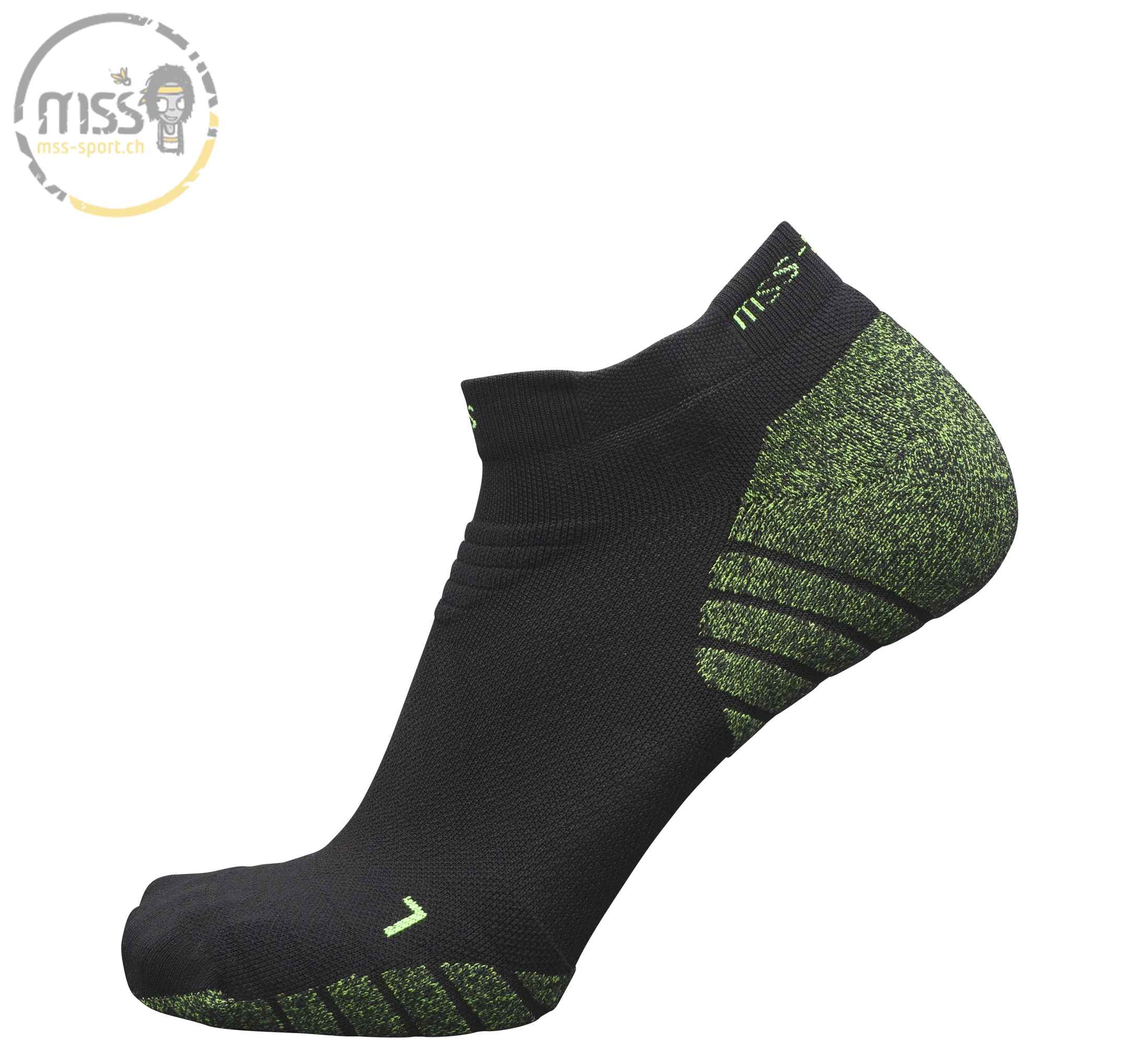 mss-socks GO 7300 low Men black green mss-socks GO 7300 low Men black green