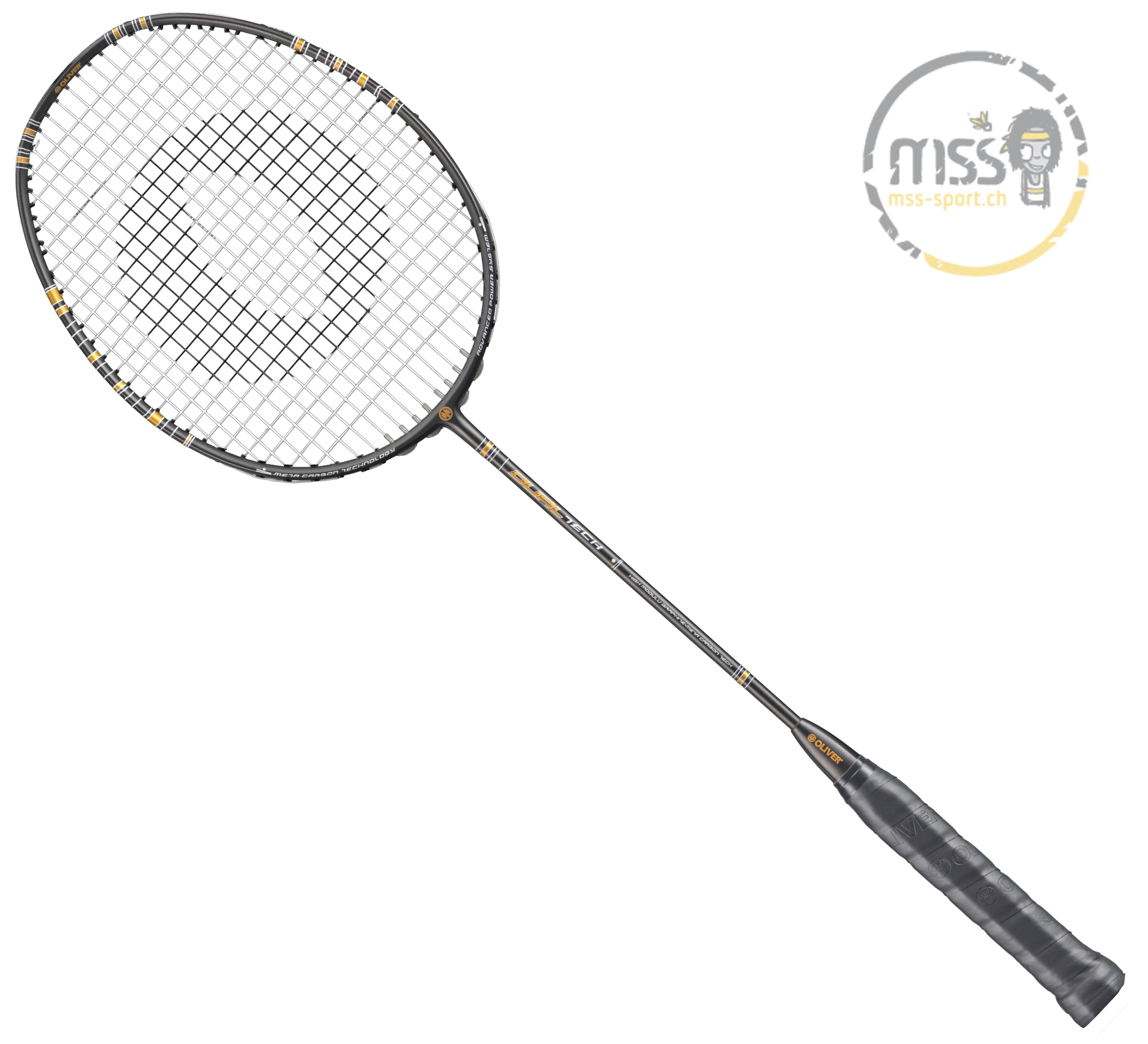 Badminton Racket Oliver Dual Tec Carbon