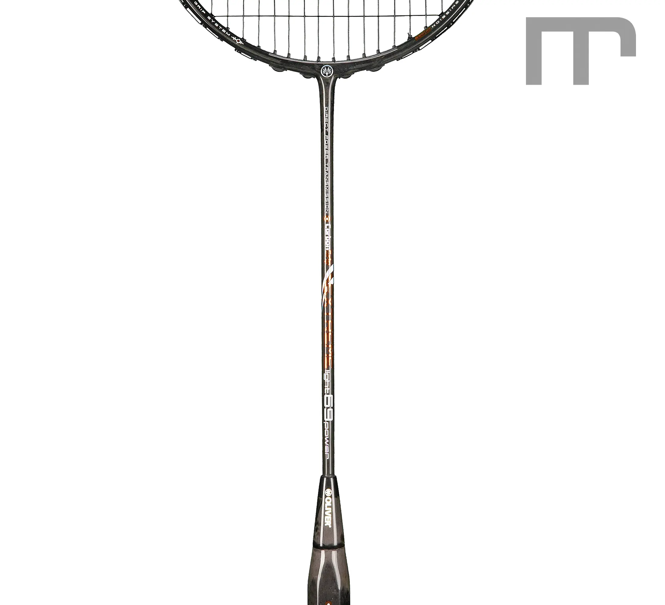 OLIVER EXTREME 69 LIGHT POWER raquette de badminton (cat. B) – idéale pour pv-offensif, tige moyen rigide, lourd en tête, 72 g – tige | Matériau : carbone, Caractéristiques : léger · favorise ton jeu | acheter à prix avantageux chez mss-sport Suisse